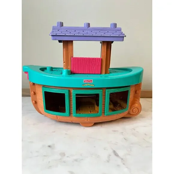 Vintage Noah's Ark Fisher-Price Little People Play-set 2002 - Picture 5 of 12